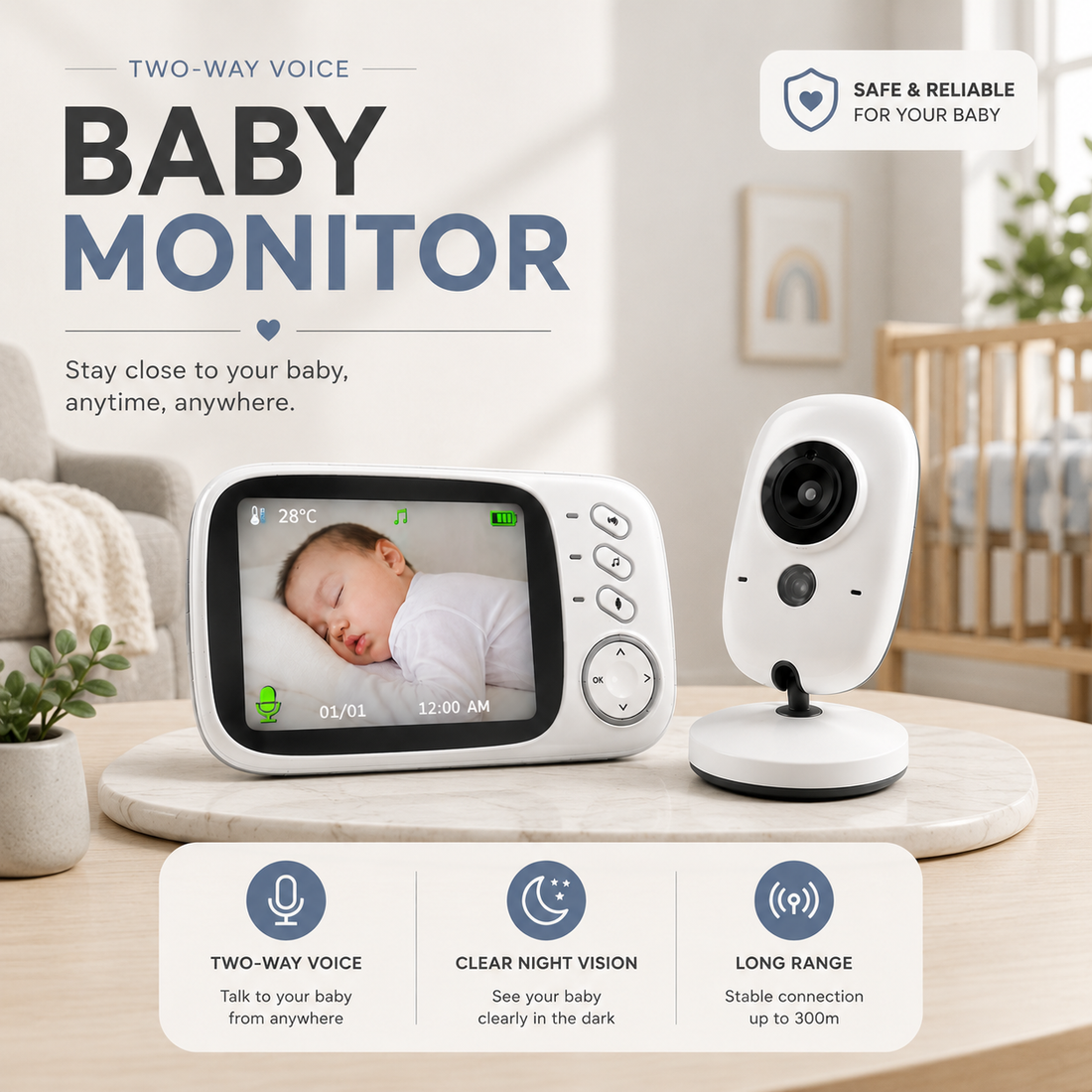 Digital Baby Care Device By Ruiver