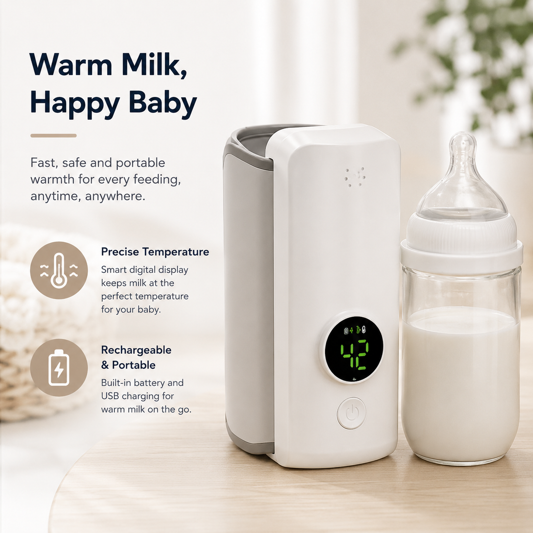 Portable Bottle Warmer By Ruiver
